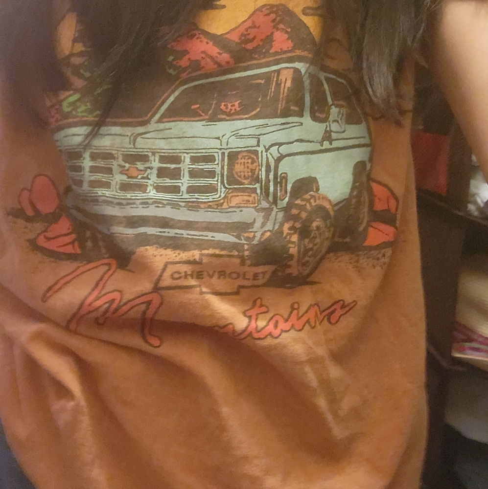 Orange smoky t-shirt